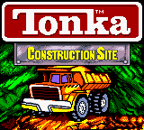 Tonka Construction Site (USA) Title Screen
